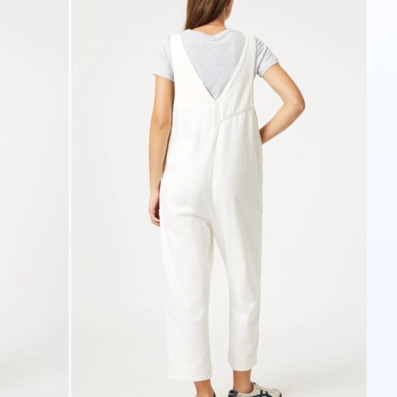 Anthropologie Mavi White overalls - NWT - L - Picture 3 of 12